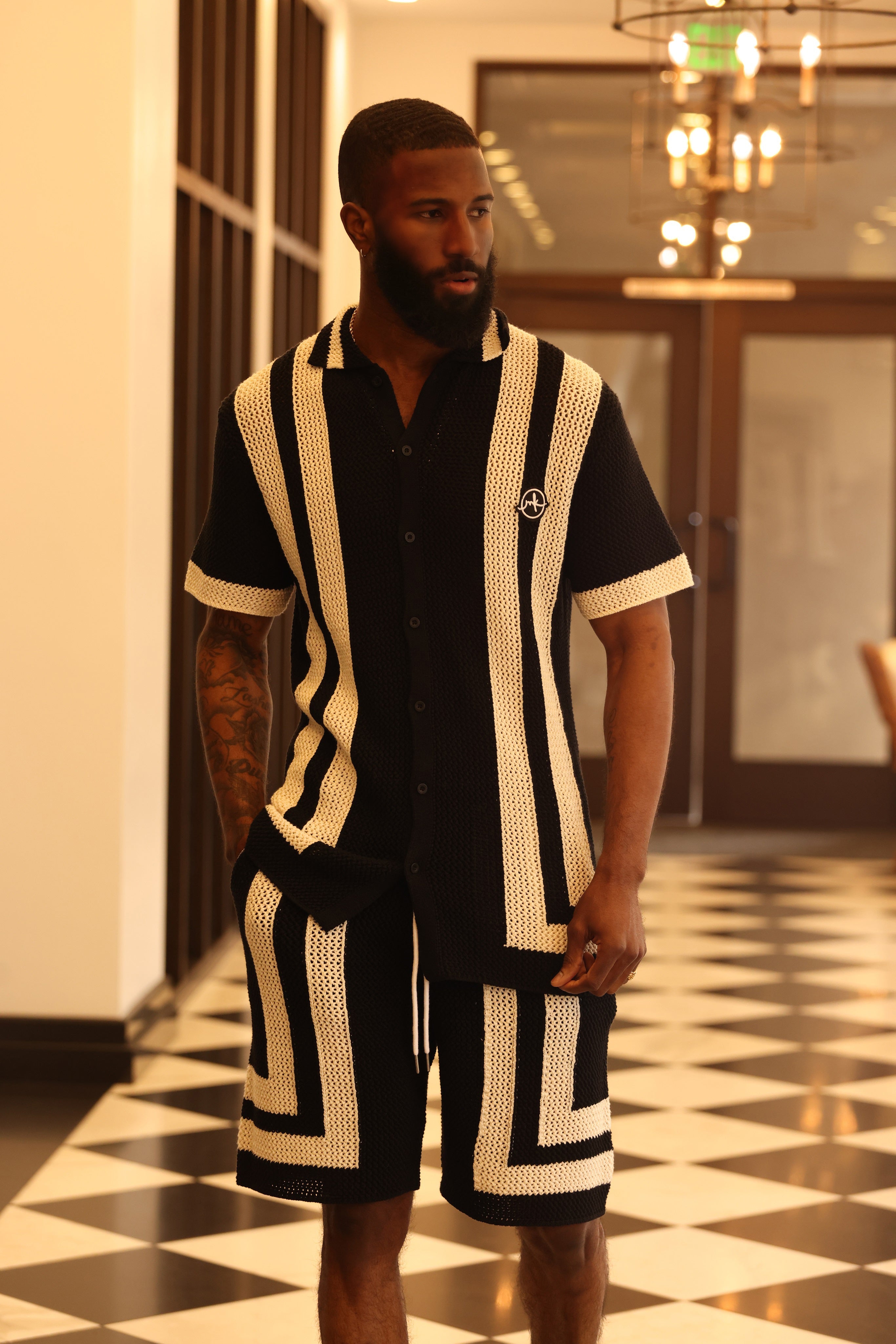 M402 Prato Crochet Set - Black