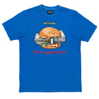 M306 Vegan Burger Tee - Royal