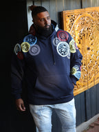 M4660 Aryeh Fleece Hoodie - Navy