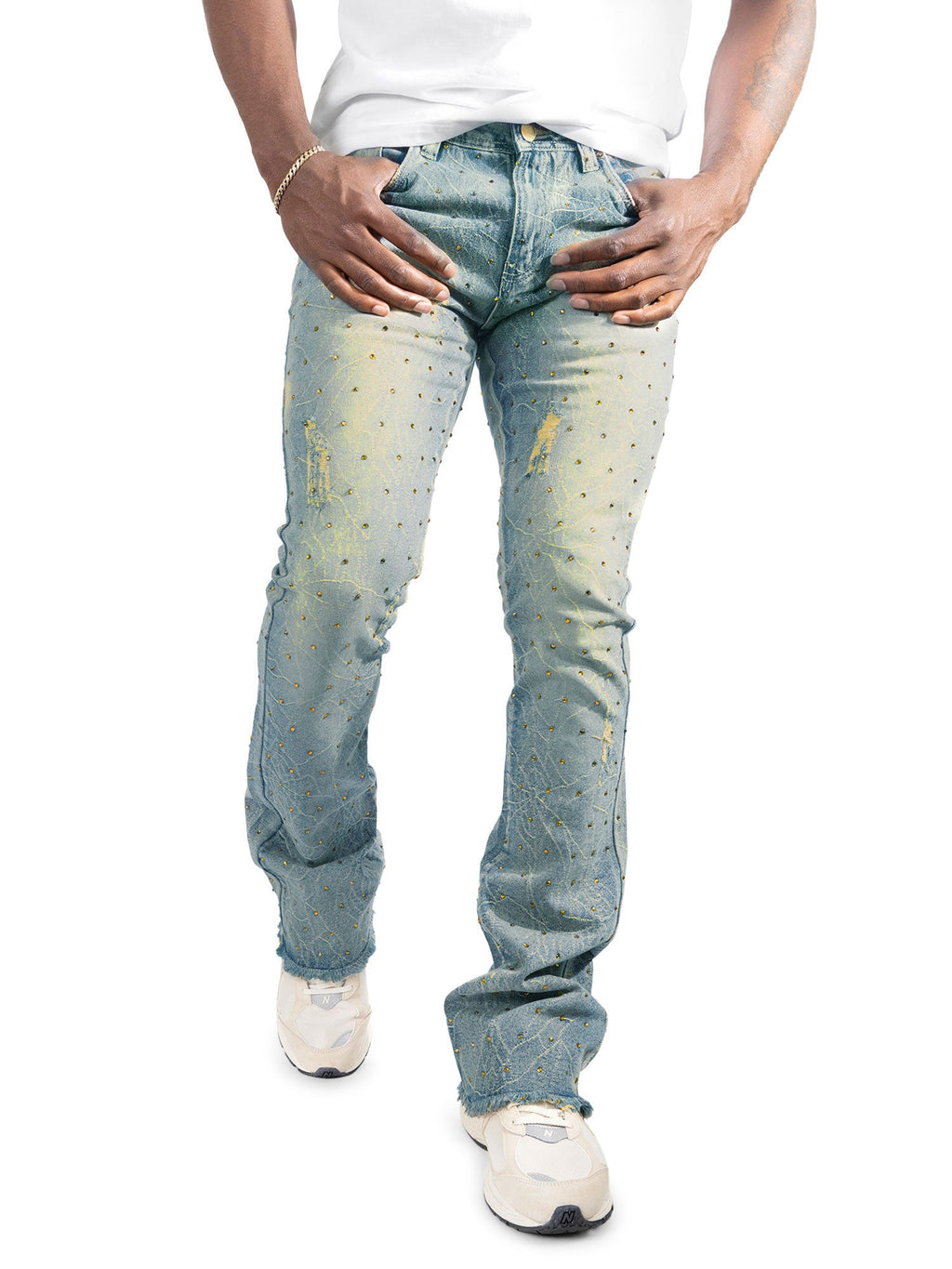 Jeans | F1746 Amoto Stacked Pants - Dirt