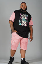 M267 David Tee - Black/Salmon