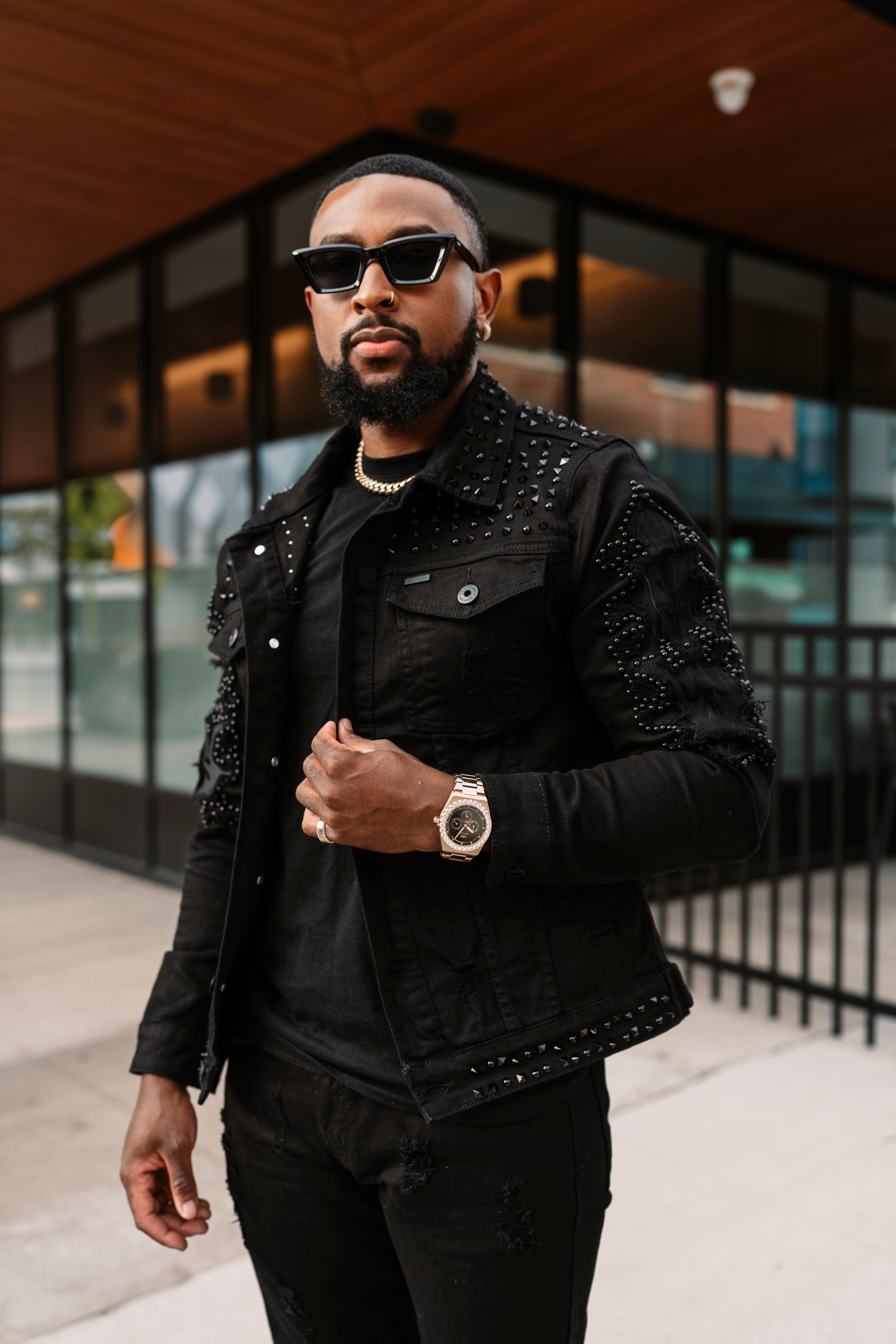 Jacket | M1013 Positoni Denim - Black