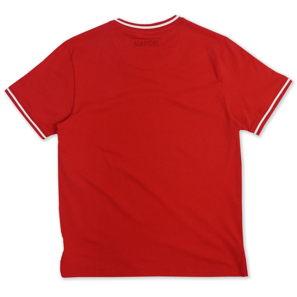 M300 V-Neck Top - Red