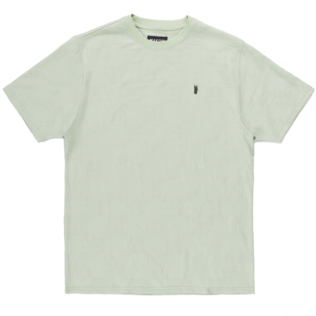M335 Caspar Embossed Tee - Olive