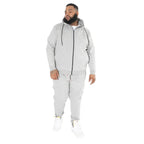 M3707 Tech Fleece Zip Up Hoody Set - Gray