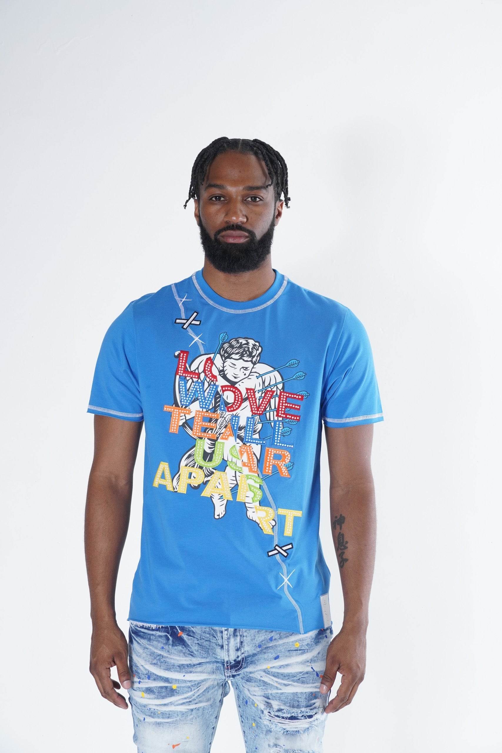 F127 Love Will Tear Us Apart Tee - Royal