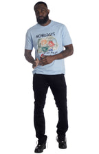 M336 Lipstick On Money Tee - Blue