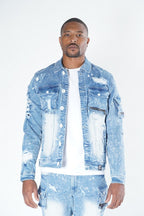 M1080 "Fall Back" Denim Jacket - Light Wash