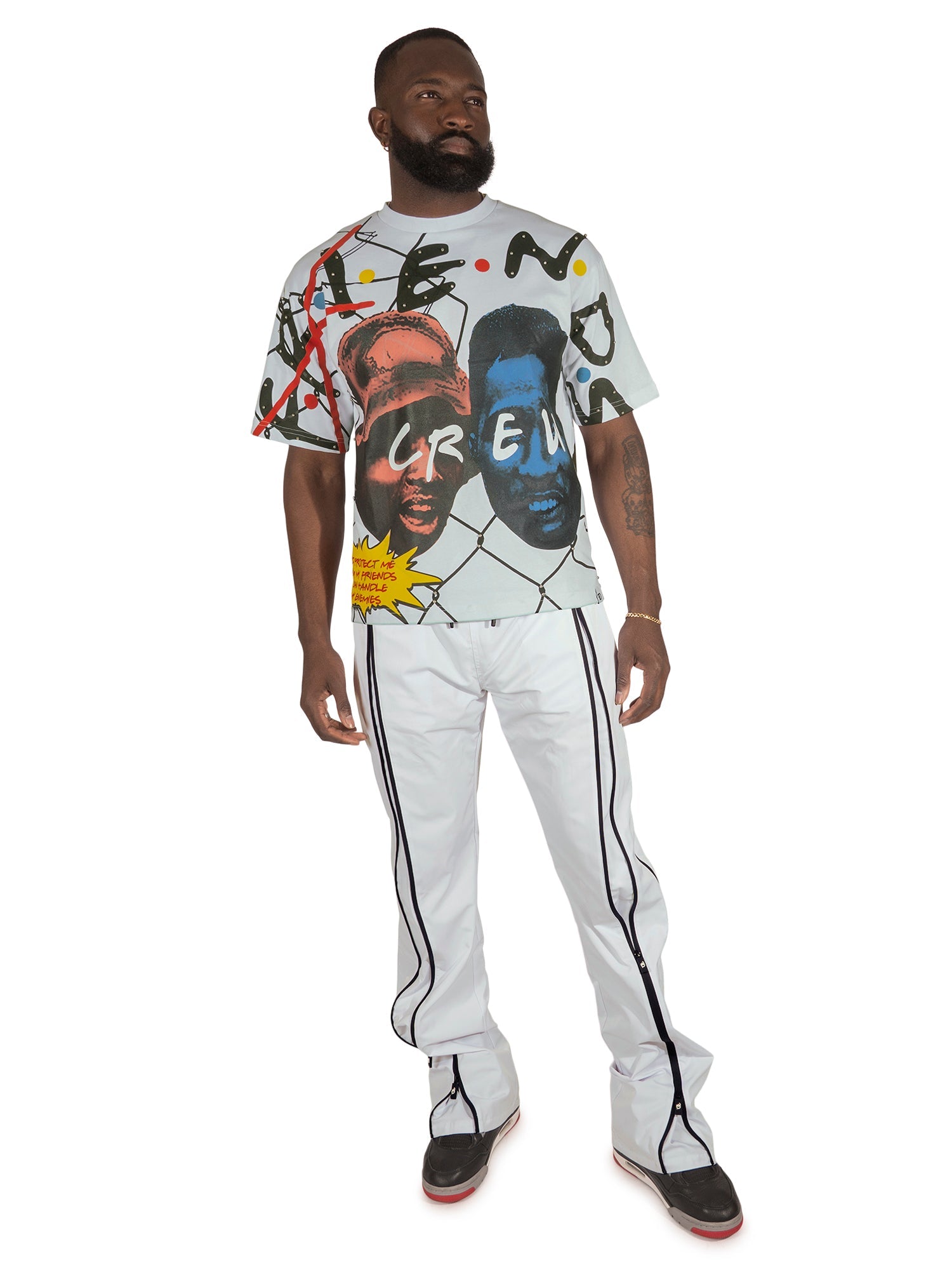 F124 Crew Love Tee - White