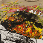 F132 Motion Sickness Cropped Tee - Mocha