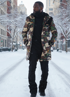 F1334 Jovan Aztec Weather Proof Coat - Camo