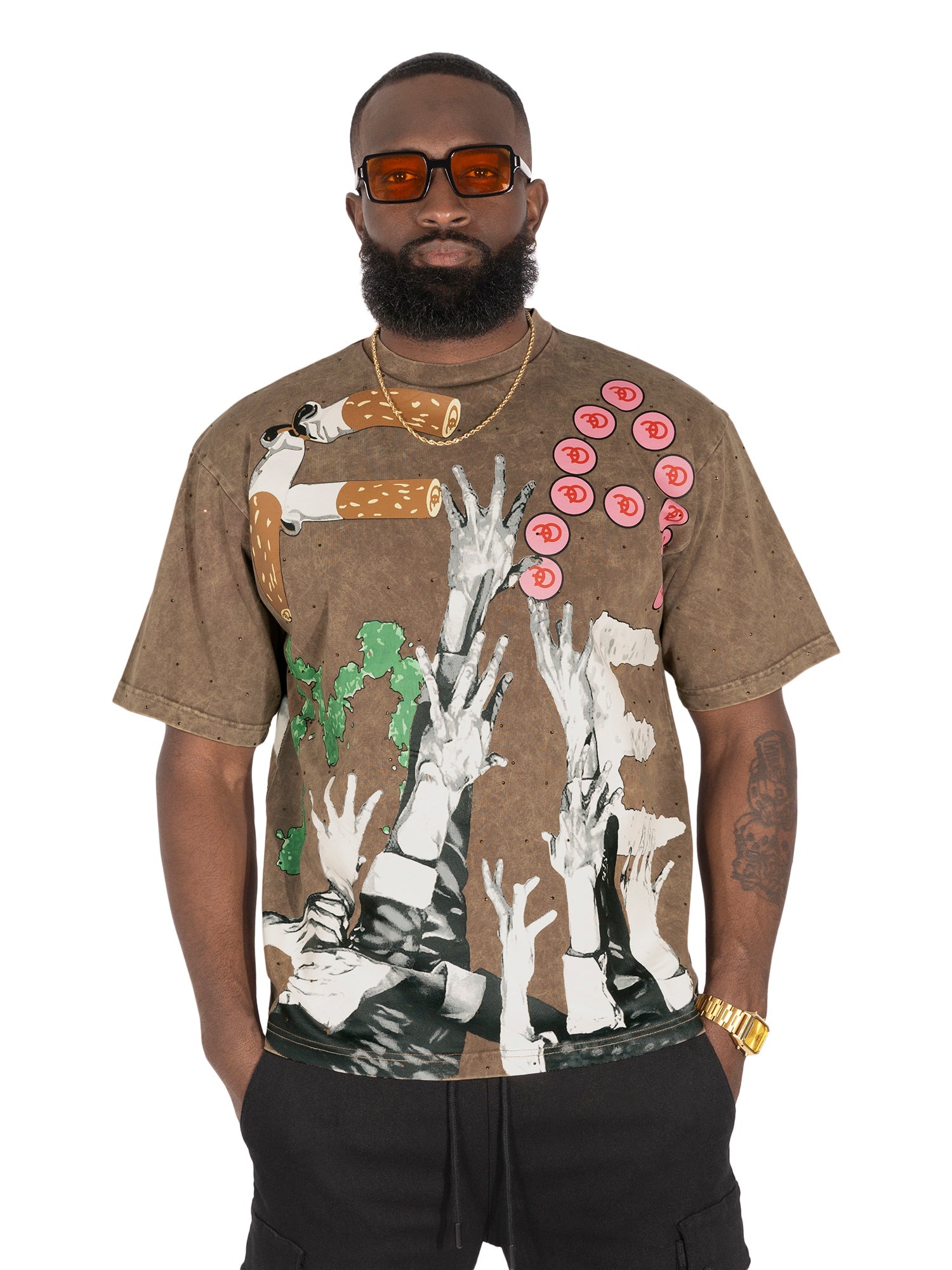 F143 Price of FAME Tee - Mocha