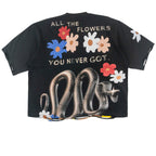 F154 GOAT Crop Tee - Black