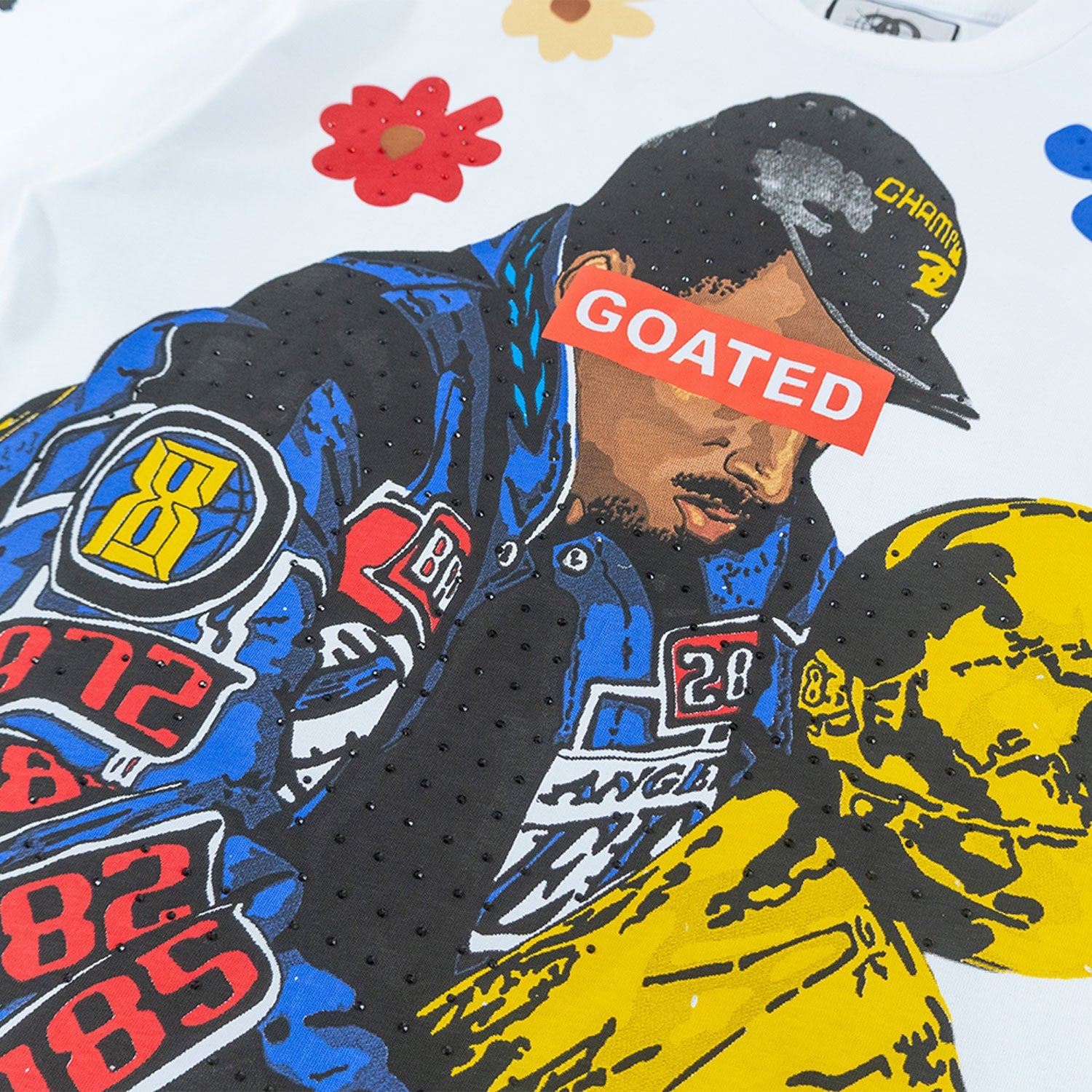 F154 GOAT Crop Tee - White