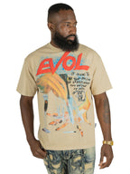 F161 Evol Oversized Heavyweight Tee - Khaki