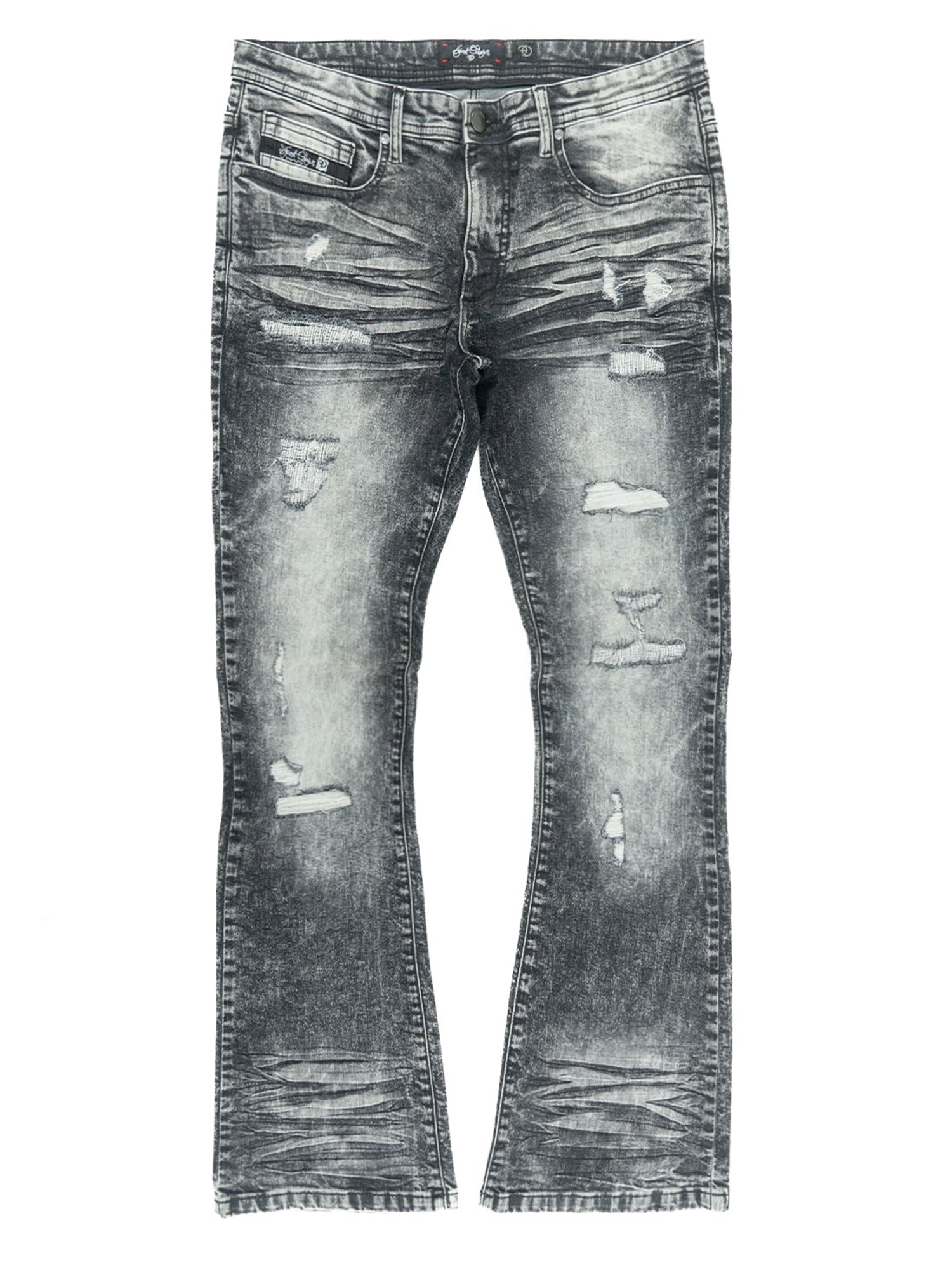 Jeans | F1712 Alono Stacked Jeans - Black Wash