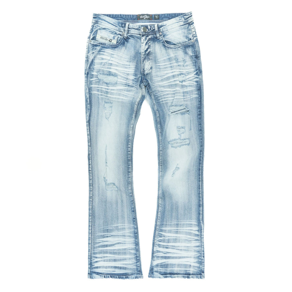 Jeans | F1712 Alono Stacked Jeans - Light Wash