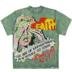 F172 Walk By Faith Box Tee - Green