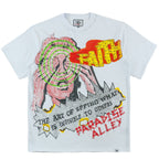 F172 Walk By Faith Box Tee - White