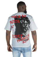 F172 Walk By Faith Box Tee - White