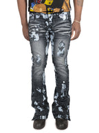 Jeans | F1733 Amoto Stacked - Black