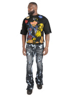 Jeans | F1733 Amoto Stacked - Black