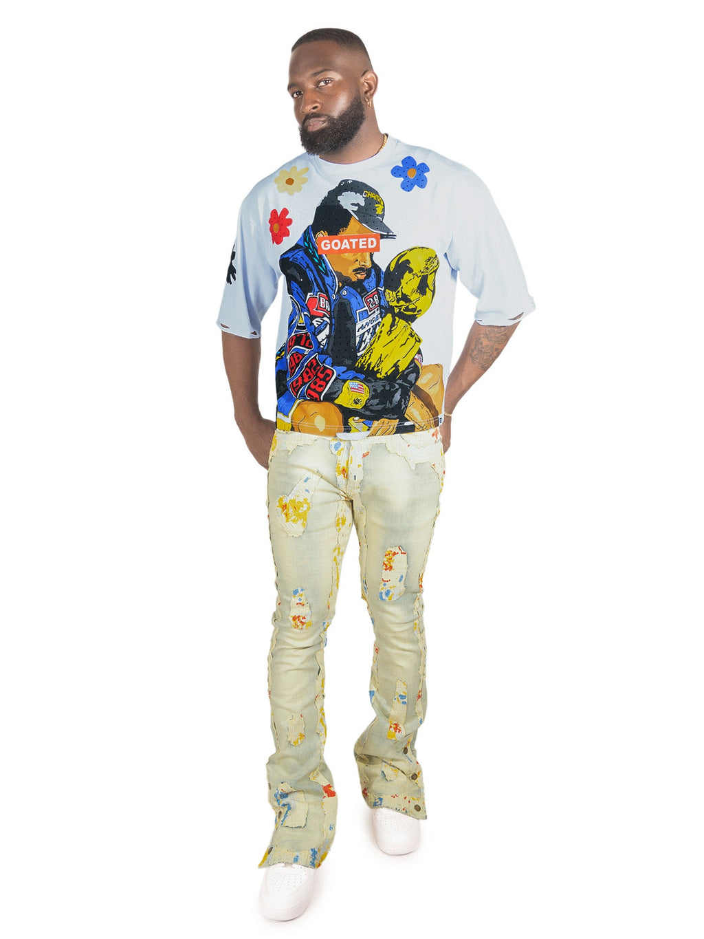 Jeans | F1733 Amoto Stacked Pants - Dirt