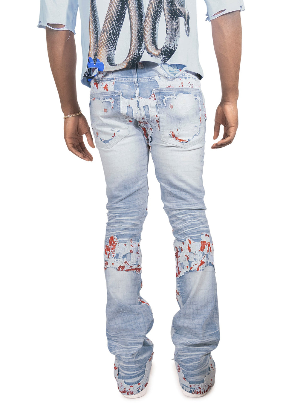 Jeans | F1733 Amoto Stacked Pants - Light Wash