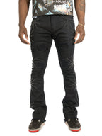F1735 Spider Stacked Jeans - Black