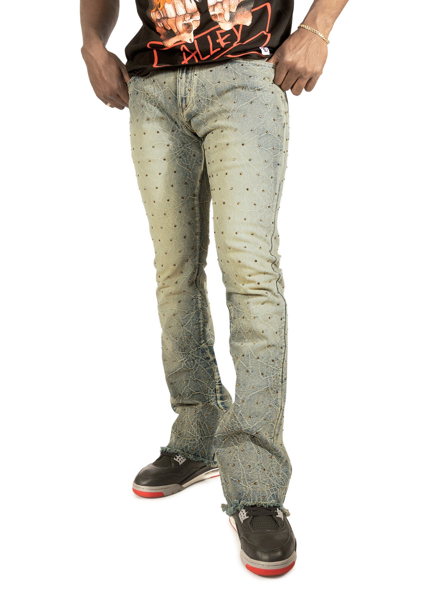 Jeans | F1764 Romano Stacked Stone Pants - Dirt