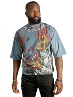 Tee | F179 Heartless Cropped - Blue