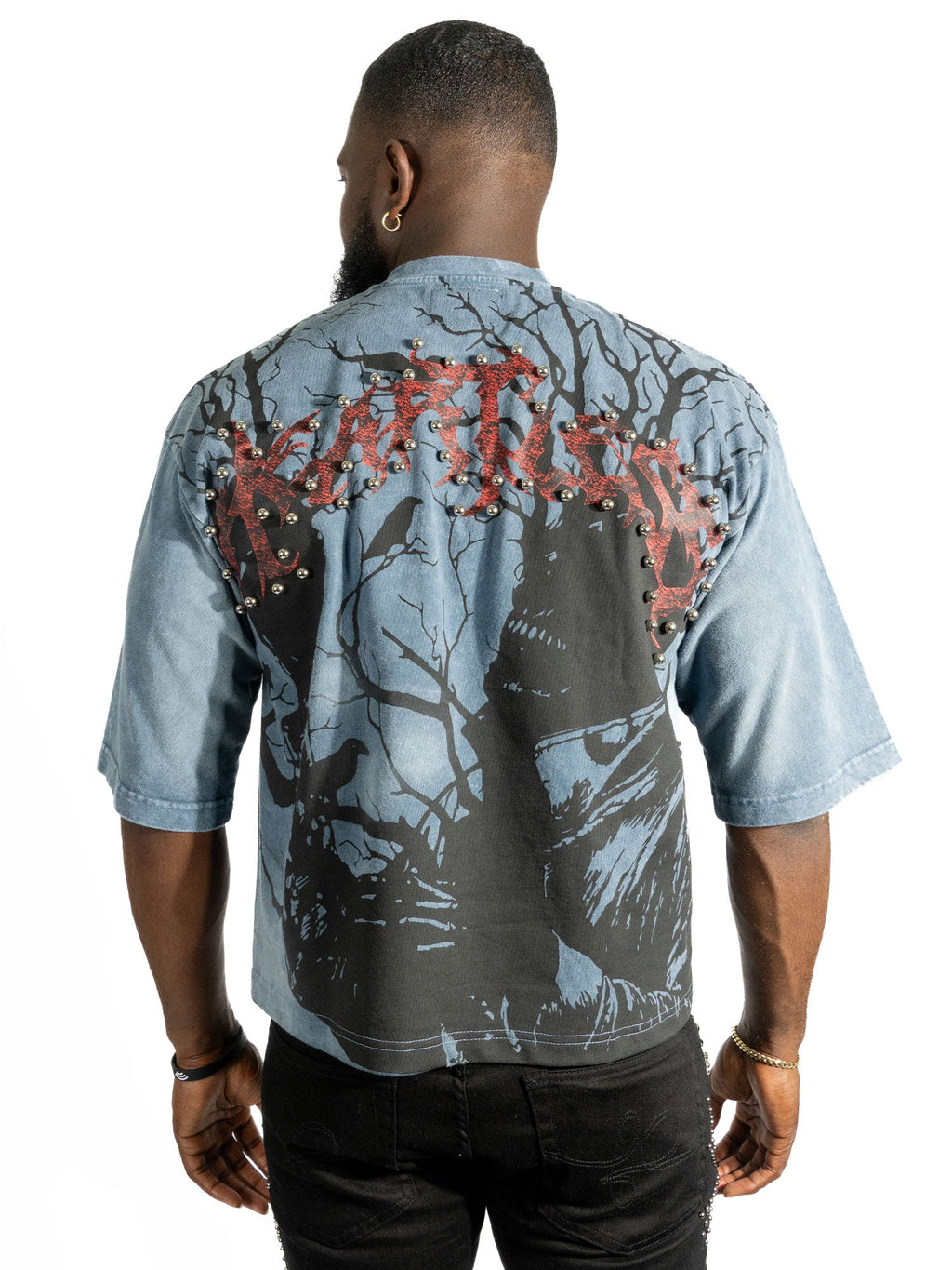 Tee | F179 Heartless Cropped - Blue