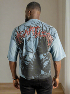 Tee | F179 Heartless Cropped - Blue