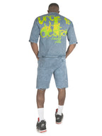 F180 Crash Out Tee - Blue