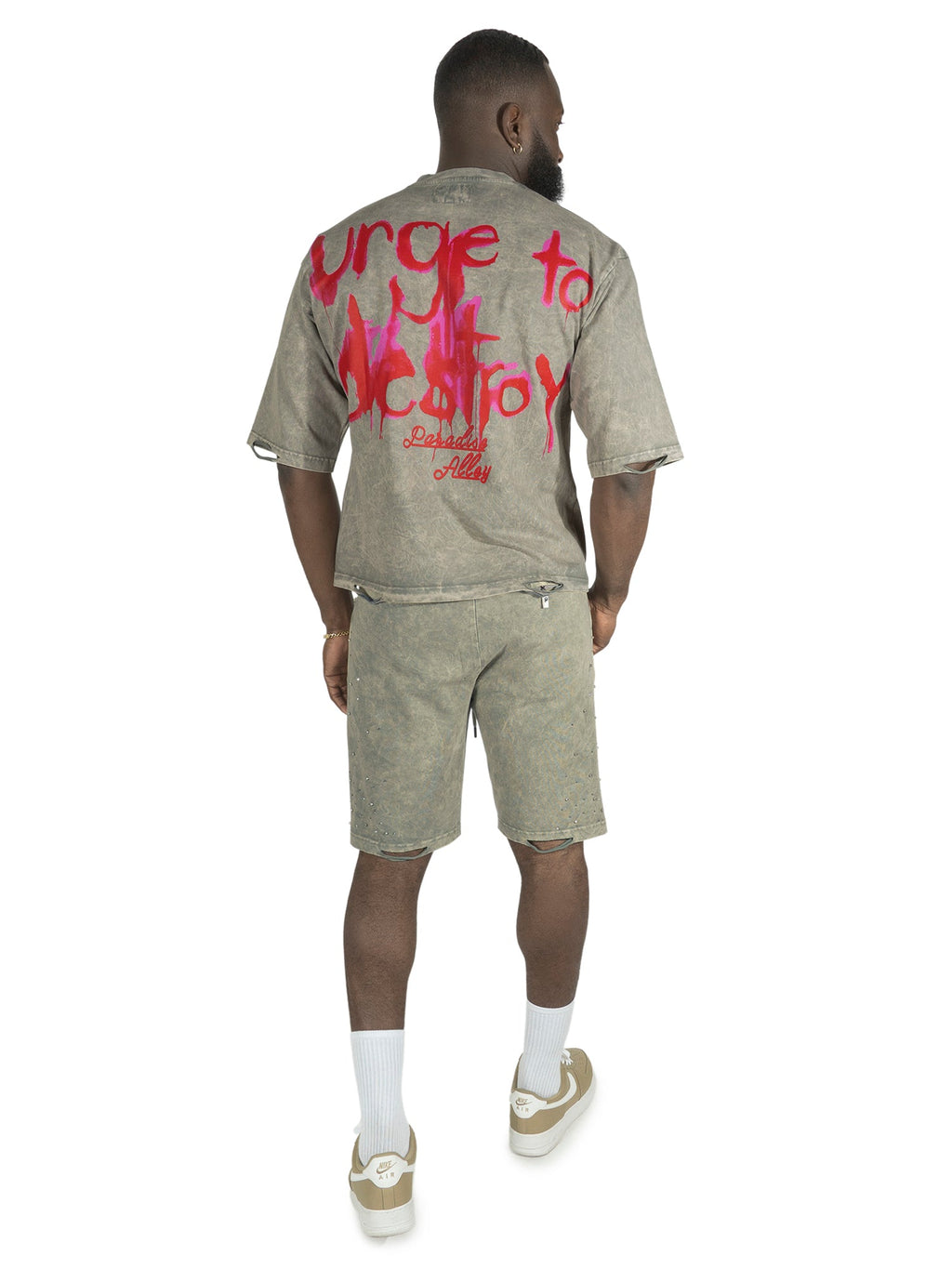 F180 Crash Out Tee - Oat