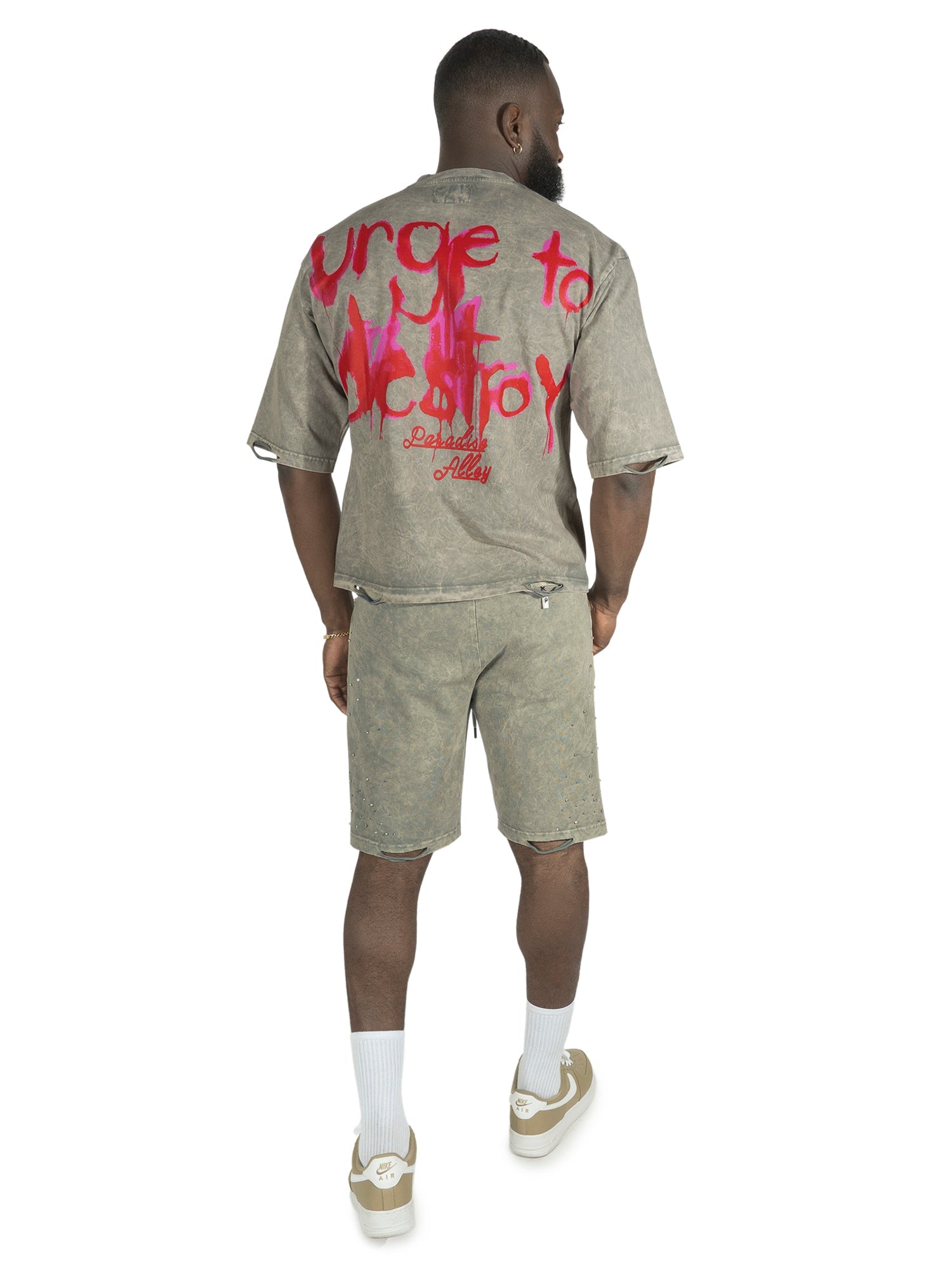 F180 Crash Out Tee - Oat