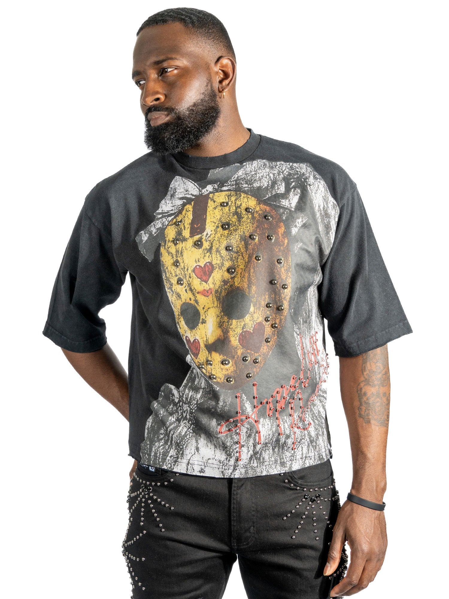 Tee | F182 Hopeless Romantic Cropped - Black