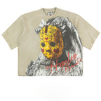 Tee | F182 Hopeless Romantic Cropped Tee - Oat