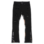 F1915 Angel Tapestry Jeans - Black