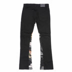 F1915 Angel Tapestry Jeans - Black