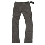 F2789 CASA DE Vegan Leather Pants - Black