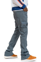 F2789 CASA DE Vegan Leather Pants - Blue