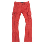 F2789 CASA DE Vegan Leather Pants - Red