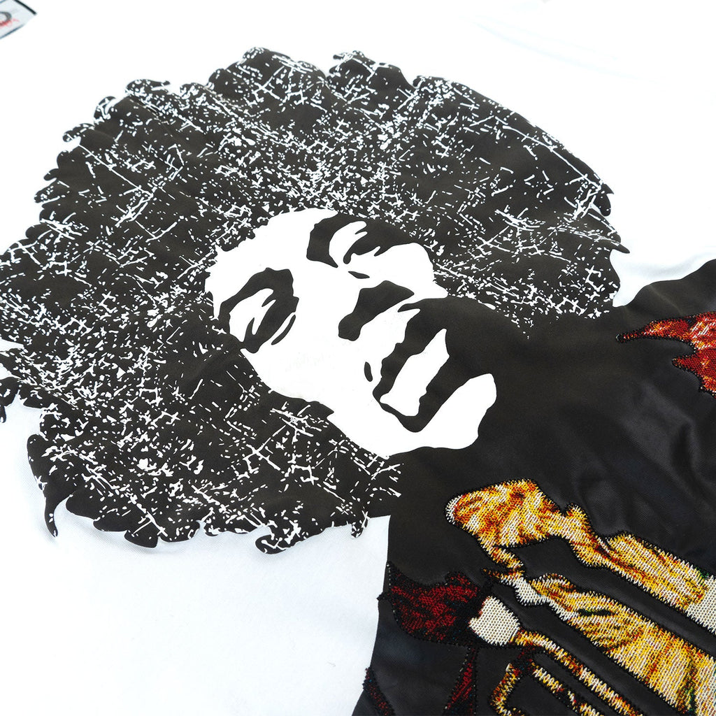 F371 The "Jimi Hendrix" Oversized Tee - White