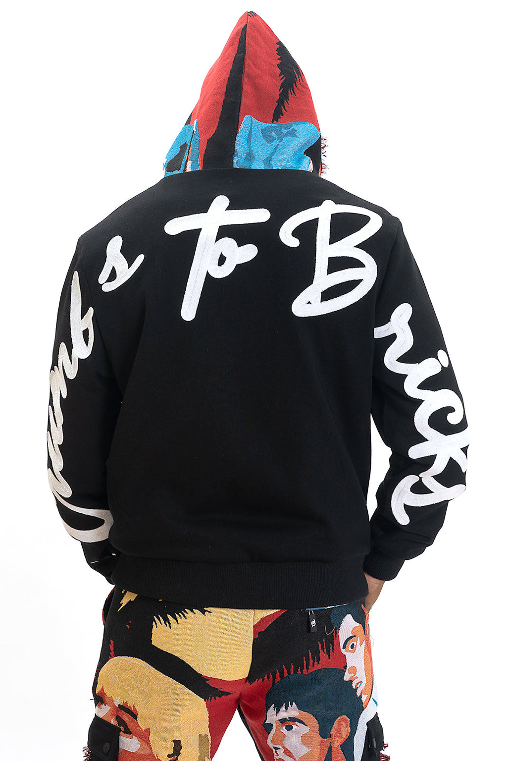 F5628 World is Yours Hoodie - Black