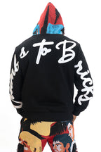 F5628 World is Yours Hoodie - Black