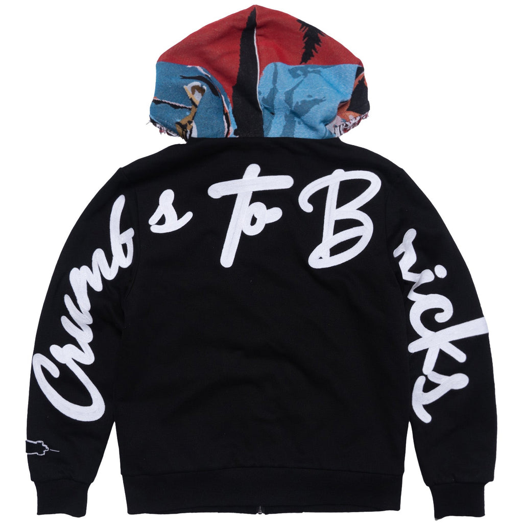 F5628 World is Yours Hoodie - Black