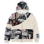 F5708 Narco tapestry Hoodie - White