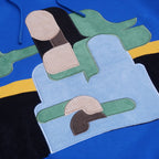 F5755 MonaLisa Corduroy Hoodie - Royal