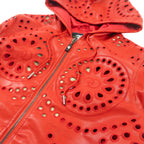 F5760 Cashay Vegan Leather Vegan Set - Red